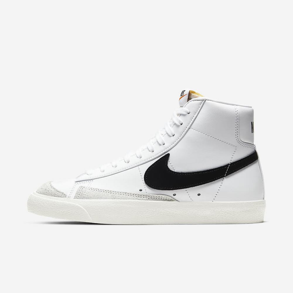 Basket Montante Nike Blazer Mid '77 Blanche 6405-892 White/Sail/Black Femme | NNC-45300647